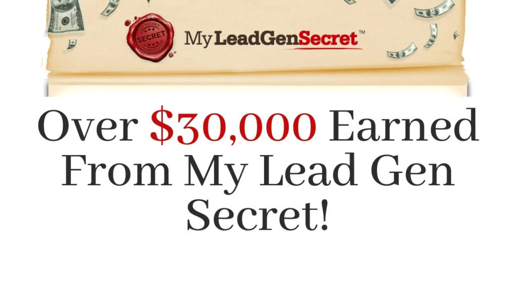 My Lead Gen Secret Pricing